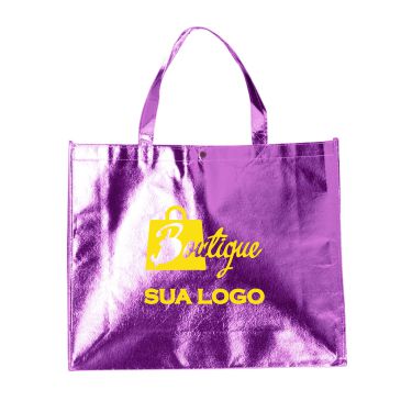 Bolsa Lilas Metalizada para sua Loja em BH - Presente Criativo