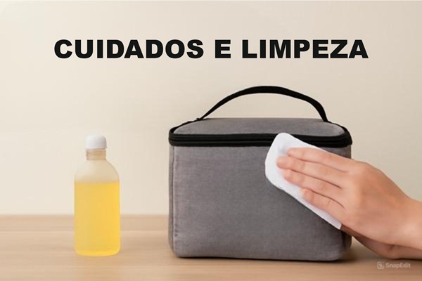 Cuidados e Limpeza da Bolsa Termica