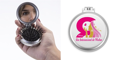 Escova com Espelho Personalizado em BH