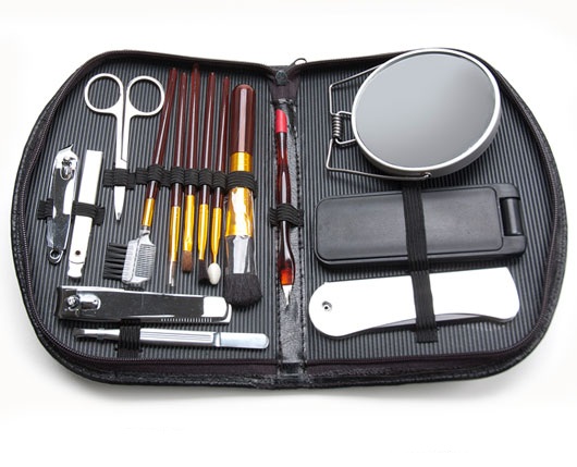 kit manicure feminino 15 pe�as de bolsa