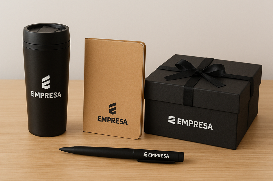 Kits corporativos personalizados da Loja Brindes BH