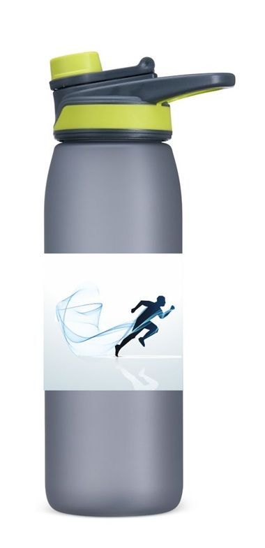 Squeeze plástico rosa personalizado para eventos corporativos em Belo Horizonte.