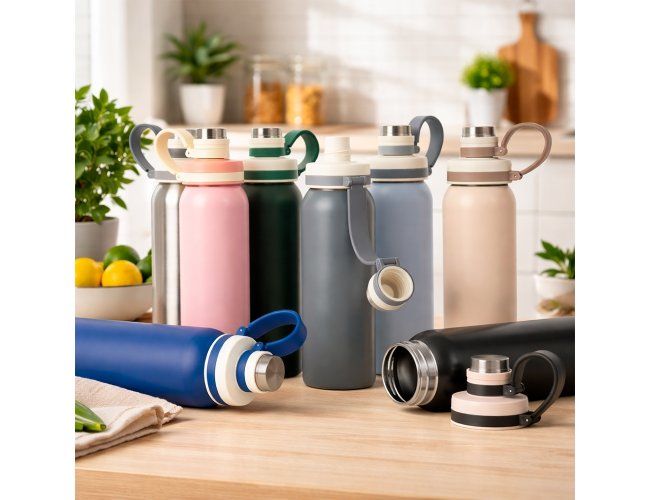 Garrafa Inox Personalizada 800ml: O Brinde Perfeito para sua Empresa em BH