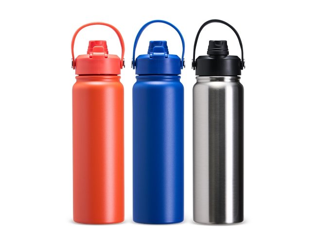 🍶 Garrafa T�rmica 800ml Inox com Isolamento a V�cuo e Al�a